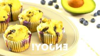 Avocado Blueberry Muffin Recipe
